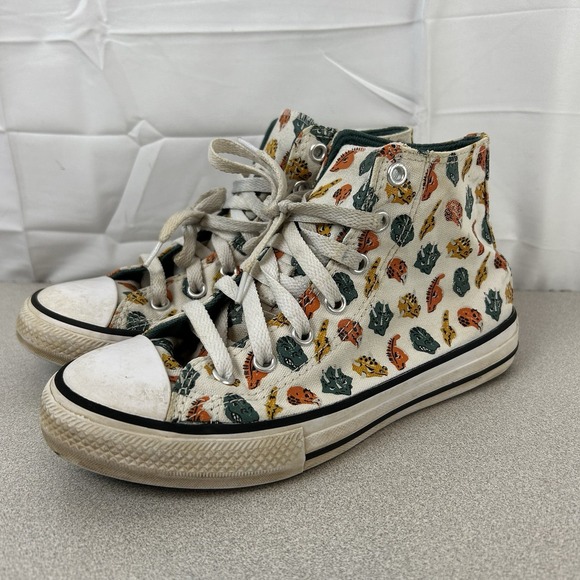 Converse Other - Converse All-Star DINOVERSE Chuck Taylor High Tops Dinosaur Shoes Kids Size 2